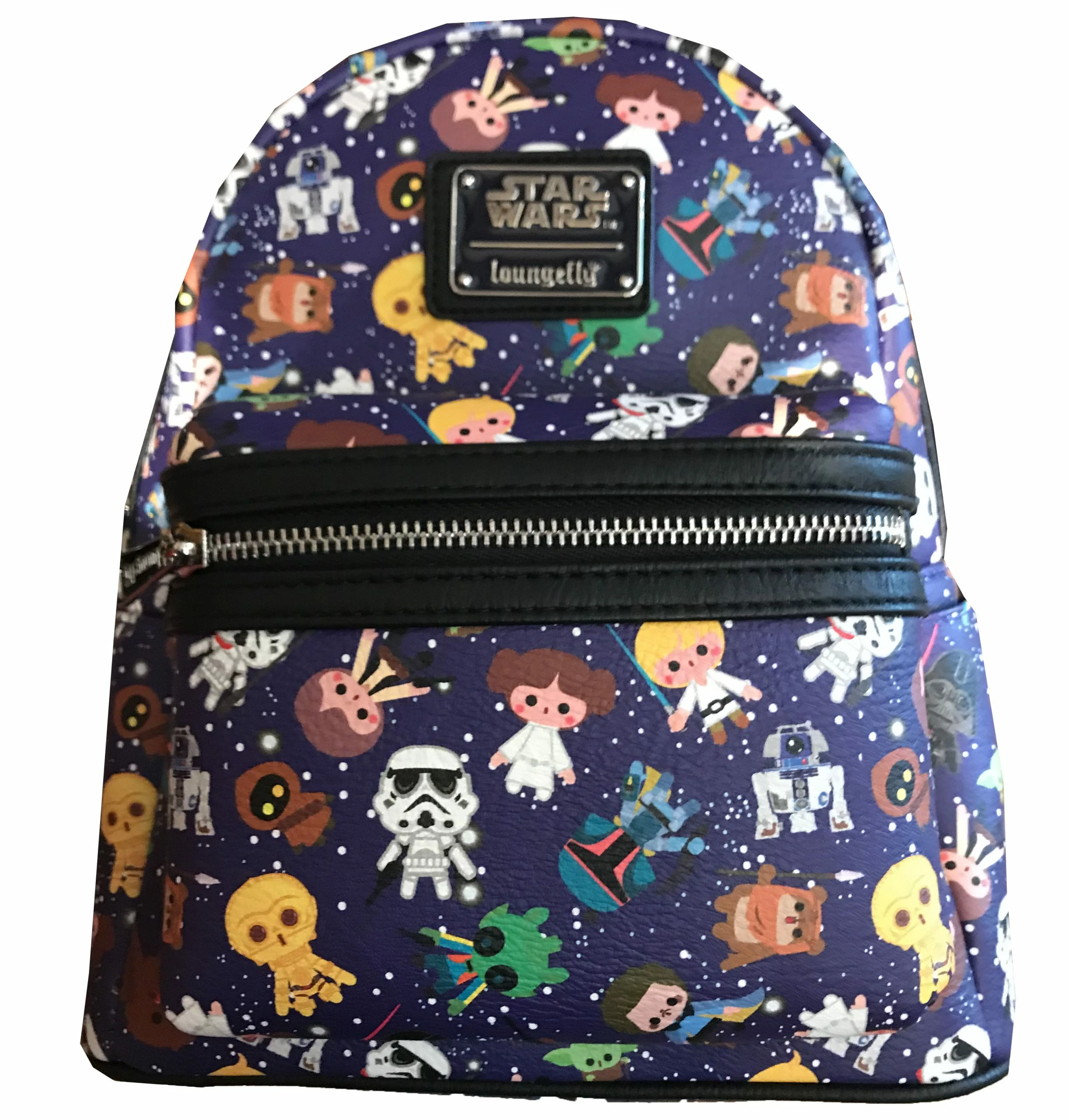 Brand new ???? Disney Loungefly ???? Backpack - Star Wars Cuties - Purple ???? 3 Brand new ???? Disney Loungefly ???? Backpack - Star Wars Cuties - Purple ????