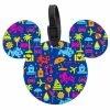 Buy 🔔 Disney Luggage Bag Tag - TAG - Character Icons - Blue 🥰 -Disney shop 2016 03 17170302