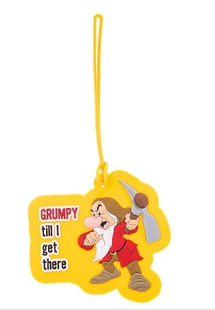 Wholesale ❤️ Disney Luggage Bag Tag - Grumpy - Till I Get There ???? 3 Wholesale ❤️ Disney Luggage Bag Tag - Grumpy - Till I Get There ????
