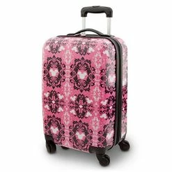 Best deal 🤩 Disney Rolling Luggage - Pink Mickey Mouse Icon - 20" 👏