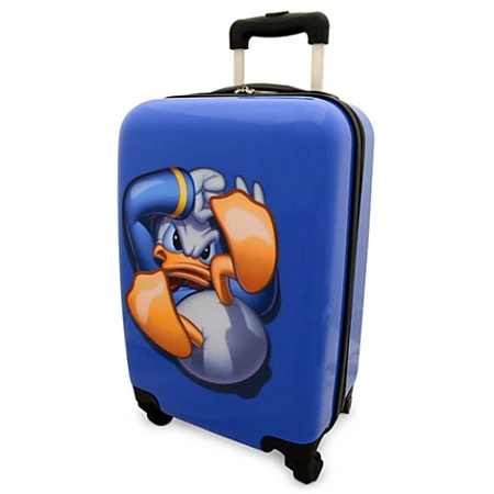 Outlet ???? Disney Rolling Luggage - Donald Duck Stow-Away Luggage - 20" ✔️ 3 Outlet ???? Disney Rolling Luggage - Donald Duck Stow-Away Luggage - 20" ✔️
