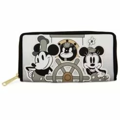 Cheap ???? Disney Loungefly Wallet - Steamboat Willie ⌛