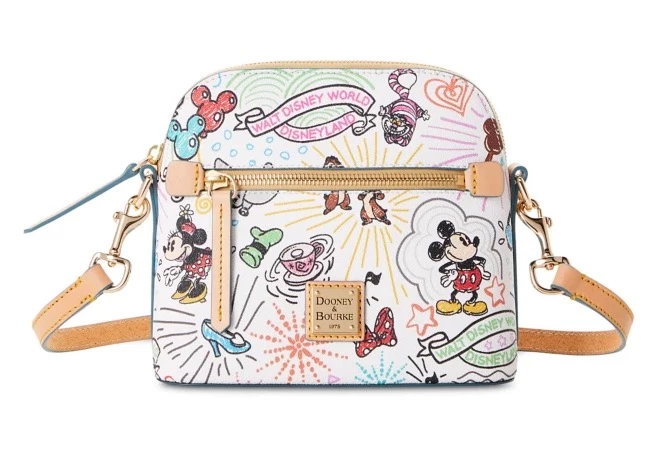 Outlet π Disney Dooney & Bourke Bag - White Sketch - Crossbody π 3 Outlet π Disney Dooney & Bourke Bag - White Sketch - Crossbody π