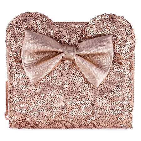 Best Pirce ???? Disney Loungefly Wallet - Minnie Mouse Rose Gold - Sequined ⌛ 3 Best Pirce ???? Disney Loungefly Wallet - Minnie Mouse Rose Gold - Sequined ⌛