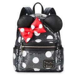 Best Sale ???? Disney Loungefly ???? Backpack - Minnie Mouse Sequined - Mini ❤️