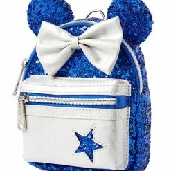 Best Pirce ???? Disney Loungefly ???? Backpack Wristlet - Minnie Mouse - Wishes Come True Blue ✔️