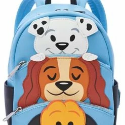 Best Pirce ⌛ Disney Loungefly 🎒 Backpack - Disney 🦮 Dogs - Blue 🔔