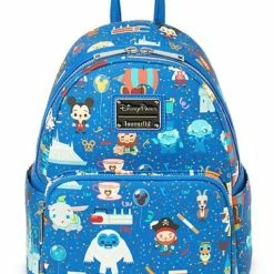 Coupon ???? Disney Loungefly ???? Backpack - Disney Parks Chibi ????