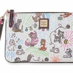 Wholesale ???? Disney Dooney & Bourke Bag - Cats Sketch - Wristlet Wallet ????