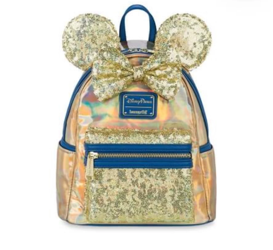 Cheapest ???? Disney Loungefly ???? Backpack - 50th Anniversary - EARidescent Blue ???? 3 Cheapest ???? Disney Loungefly ???? Backpack - 50th Anniversary - EARidescent Blue ????