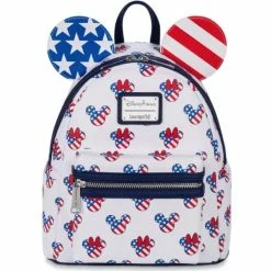 Promo ⭐ Disney Loungefly ???? Backpack - Mickey And Minnie Americana ????