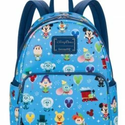 Discount ???? Disney Loungefly ???? Backpack - Disney Parks Chibi - Light Blue ????