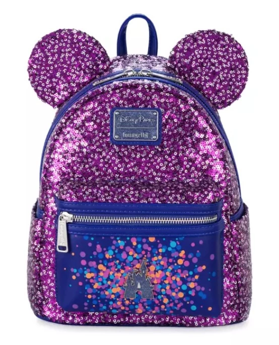 Wholesale π€© Disney Loungefly π Backpack - Fantasyland Castle Sequin - Purple & Silver π₯° 3 Wholesale π€© Disney Loungefly π Backpack - Fantasyland Castle Sequin - Purple & Silver π₯°